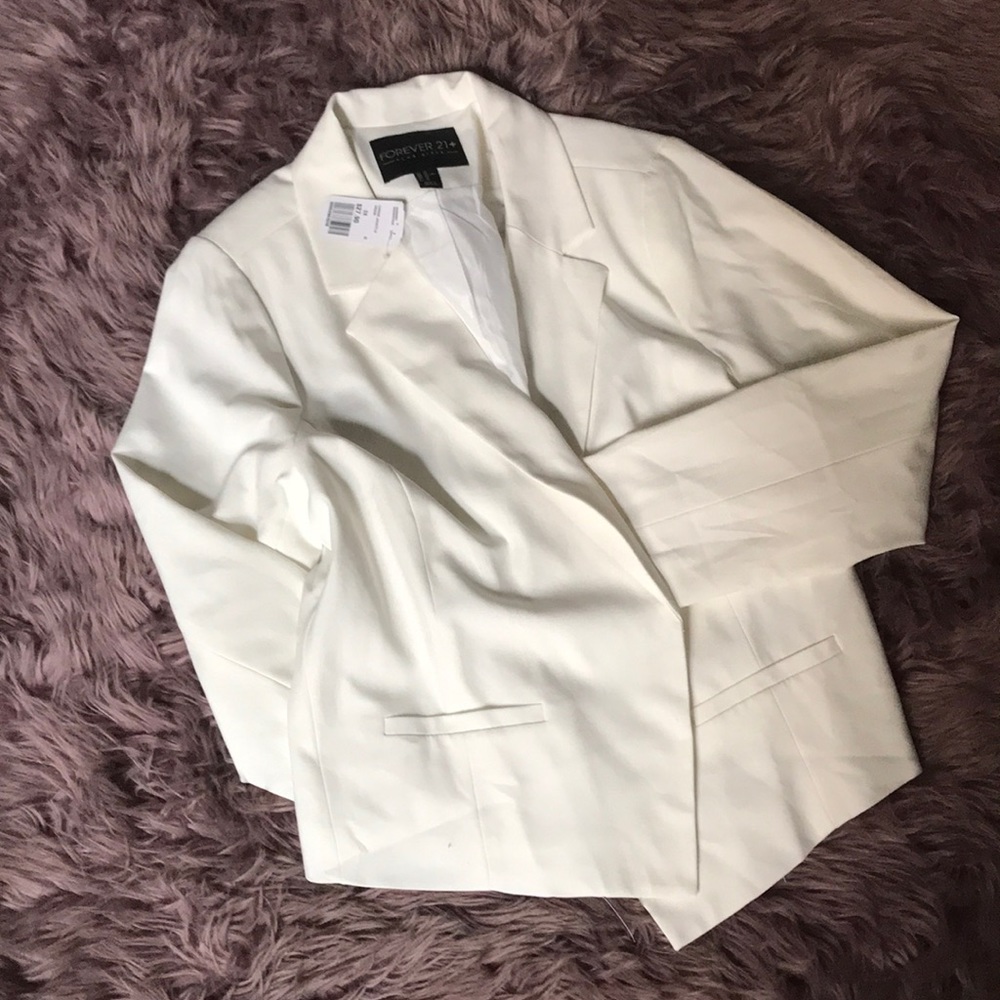 Forever21 White Blazer